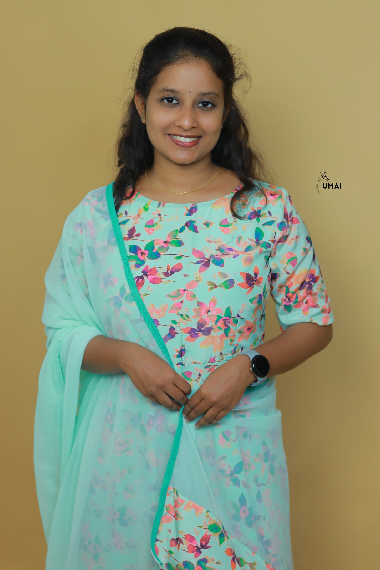 Pistachio Anarkali