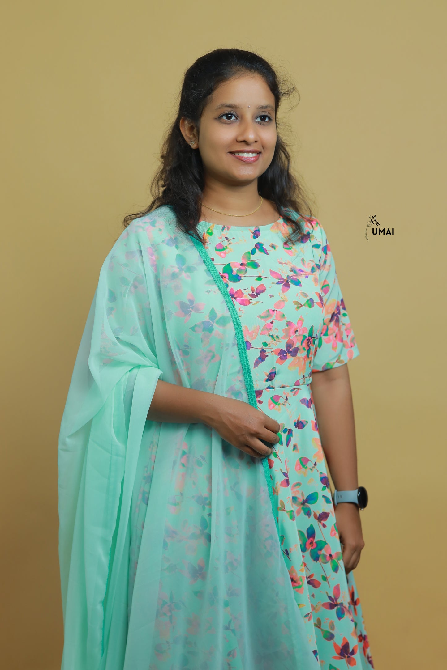 Pistachio Anarkali