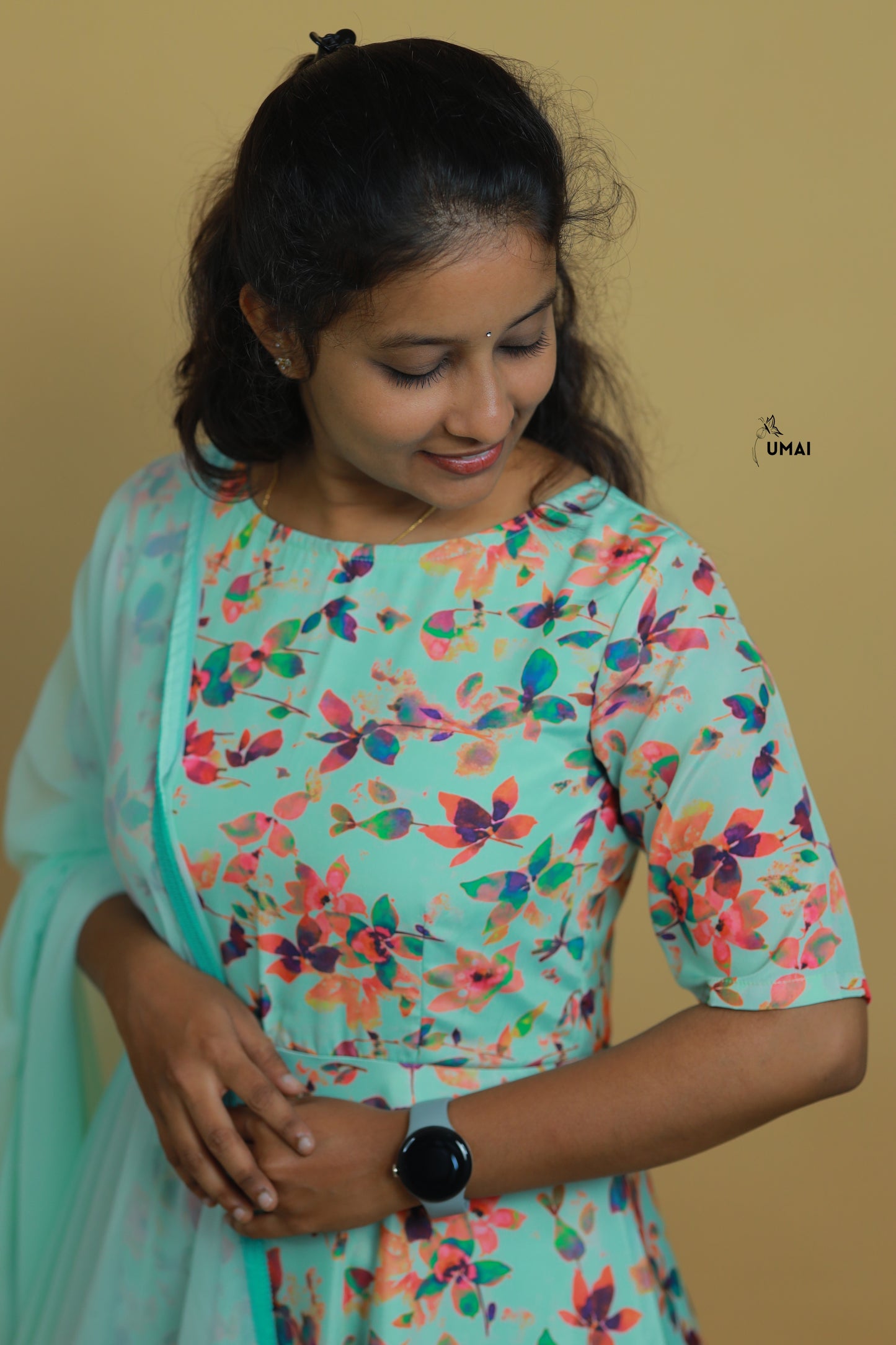 Pistachio Anarkali