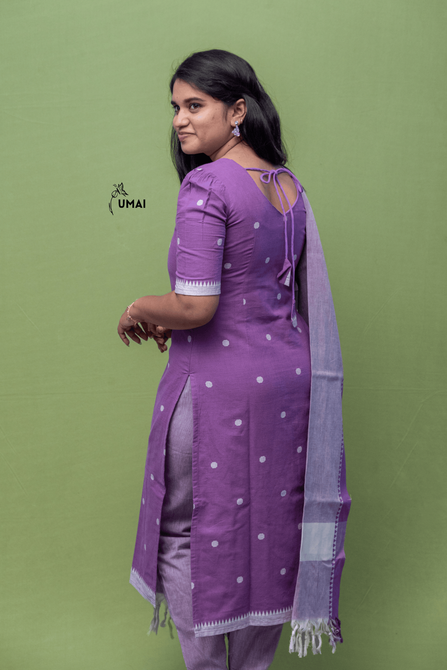 Purple Pehnaz - 3 Piece Cotton Set