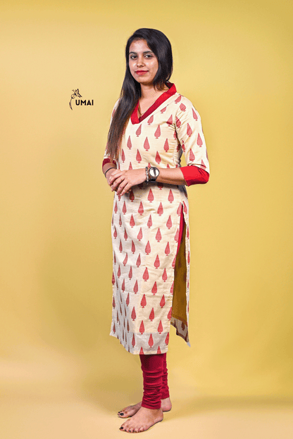 Rustic Red Kurti