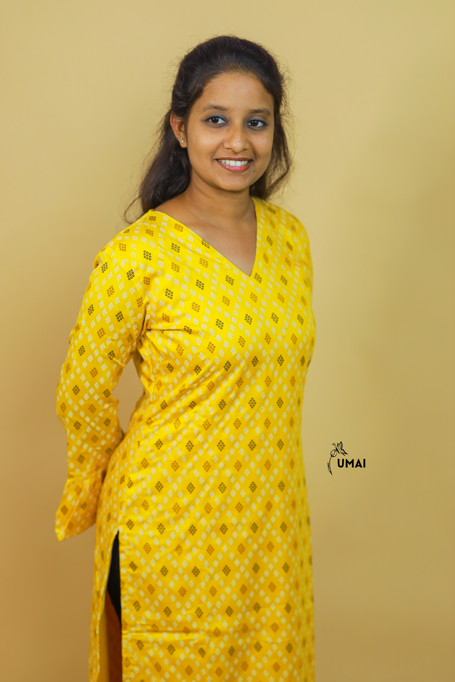 Sunlit Mustard Kurti