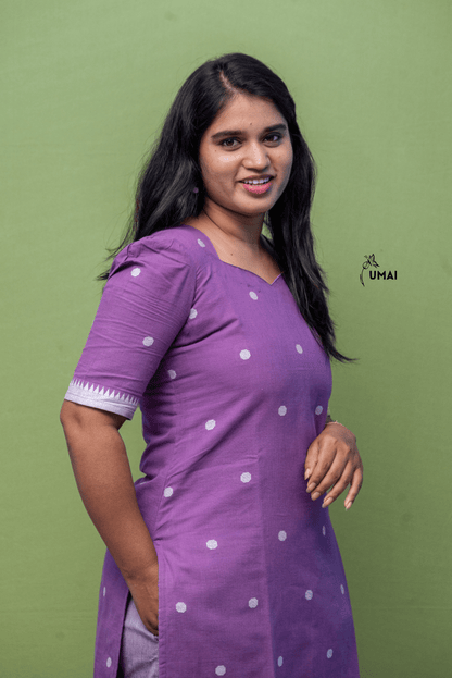 Purple Pehnaz - 3 Piece Cotton Set
