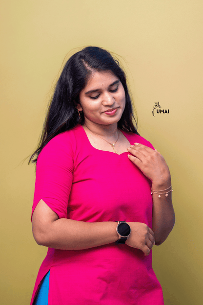 Mangalagiri Blue & Pink Charm